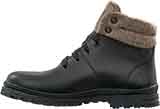 Зимние черные ботинки «Ричмонд» с войлоком - Зимние ботинки «Ричмонд» из черной хромовой кожи и войлока