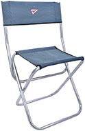 Складной походный стул со спинкой (Синий)