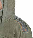 Зимний костюм для охоты «Tracker II Шаман (-25)» [Olive] - Противоскользящие накладки на плечах и пластиковый стопор