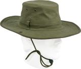 Поля пристёгиваются к тулье на кнопки.