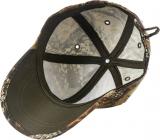 Усиленный козырек, обшитый тканью, защищает глаза от прямых солнечных лучей. Подклад выполнен из хлопчато-бумажной ткани.