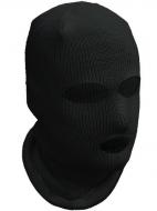 Лыжная шлем-маска «Очки» (черная)