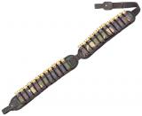 Портупея-патронташ надежно держит патроны в лузах