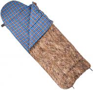 Спальный мешок с подголовником (одеяло, комбинированный, 1,0-1,8 м)