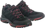 Малое изображение Летние ботинки-кроссовки «Стрит» (черно-красные) 