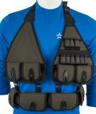 Патронташ на утку из ткани цвета «Хаки» вместимостью 49 патронов