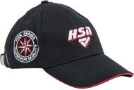 Бейсболка с вышивкой «HSN» (черный)