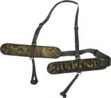 На патронташе имеются подвесы для дичи с подвесной системой из стропы