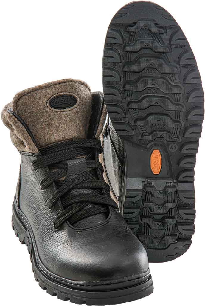 Зимние черные ботинки «Ричмонд» с войлоком – купить по цене производителя сдоставкой по России