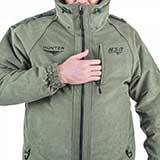 Нагрудный карман на влагозащитной молнии