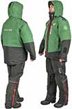 Зимний костюм-поплавок «Рескью 3 (Rescuer III) -45» Зеленый с красными молниями