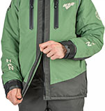 центральная влагозащитная молния с двумя бегунками