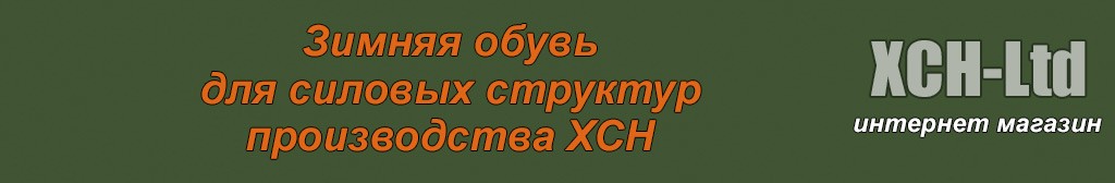 Зимняя обувь для силовых структур