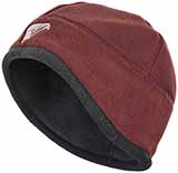 Двухсторонняя флисовая шапка «Винтер (Зимняя) 380» Черный/Махагон